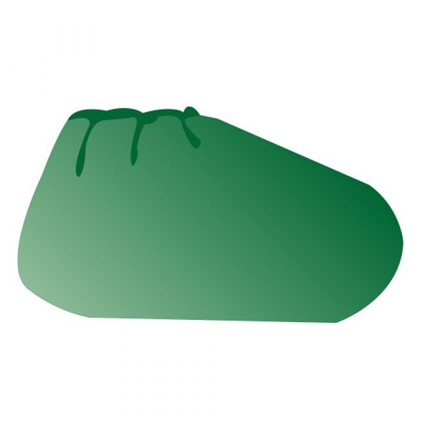 Copriscarpe con Elastico alla Caviglia in TNT Impermeabile Verde 100 pz