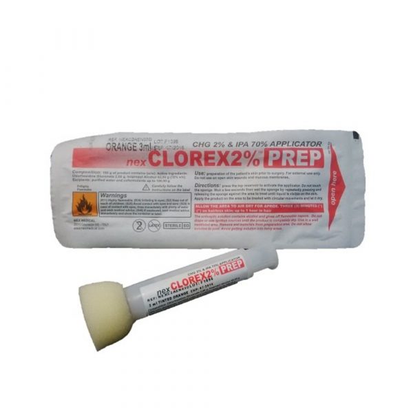 Nexclorex 2% Prep.con Applicatore Colorato. 3 ml - Conf. 10 Pz.