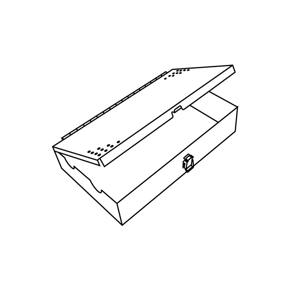 Box in Acciaio Inox per 1 Inserto Corticale